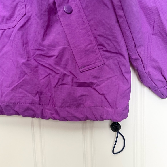 Vintage Purple Columbia Hooded Pullover with pockets and drawstring Large EUC - Picture 4 of 5